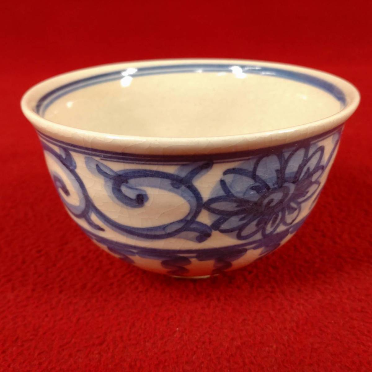 旧家蔵出 旧家 名家 うぶ品 音羽山窯 寿 茶碗 陶印 陶器 陶芸 時代 茶懐石 茶道具 抹茶 茶事 検) 橋本永豊 仁清写_画像4