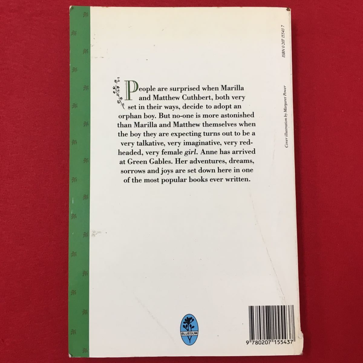 M6f-322 L. M. MONTGOMERY ANNE OF GREEN GABLES 赤毛のアン 英語表記 L.M. モンゴメリー 再販1987年 目次 レイチェルリンドは驚いている_画像2