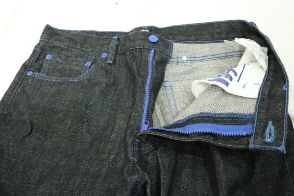 【Used】STUSSY × Levi’s ステューシー リーバイス コラボ SS505 SSロゴ刺繍入り 濃紺 デニムパンツ ストリート レア 34/32 ■ET23H0110_画像7