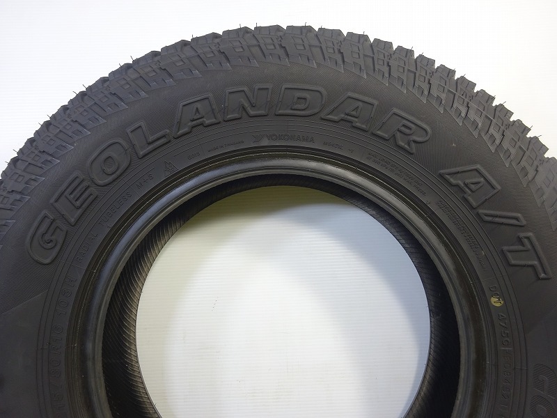 ヨコハマ GEOLANDAR A/T 215/80R16 103H★7.5分山 2021年 4本 中古 ノーマル【送料無料】AOM-K0908 青森_画像9