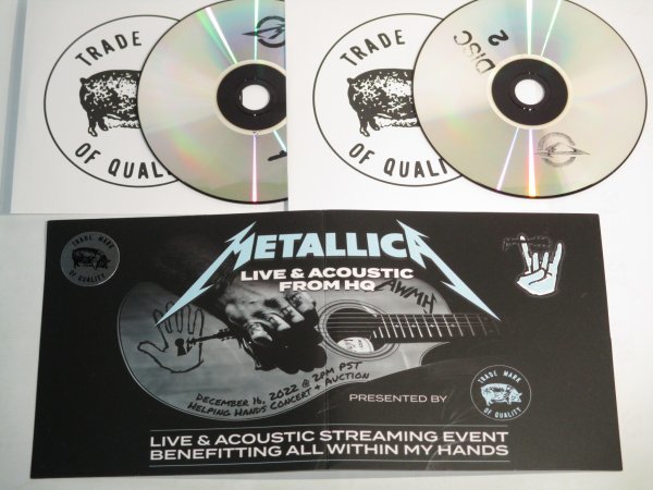 Metallica - Live At The All Within My Hands Helping Hands Concert & Auction DEC 16 2022 2CD_画像1