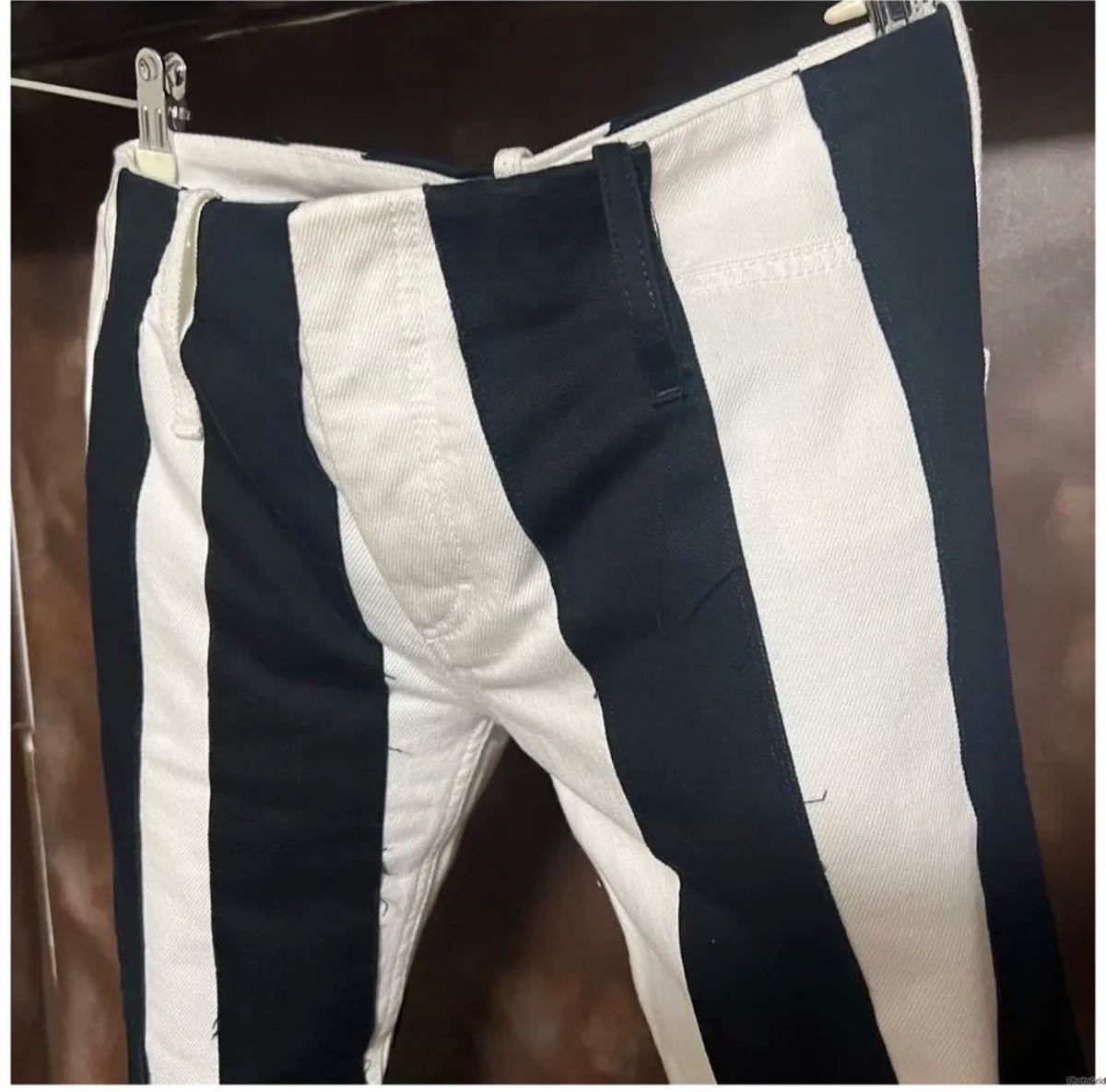 Acne Acne stripe white Denim 34 black 