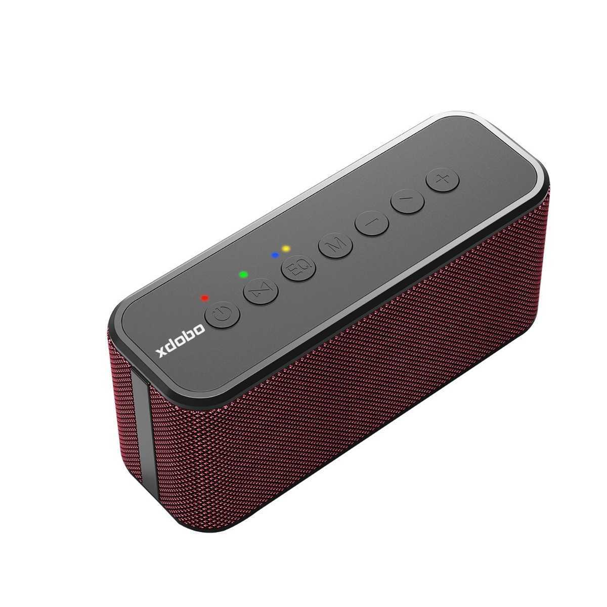 80w Bluetoothスピーカー 防水 ポータブルスピーカー ワイヤレススピーカー speaker Bluetooth　ブルートゥーススピーカー レッド