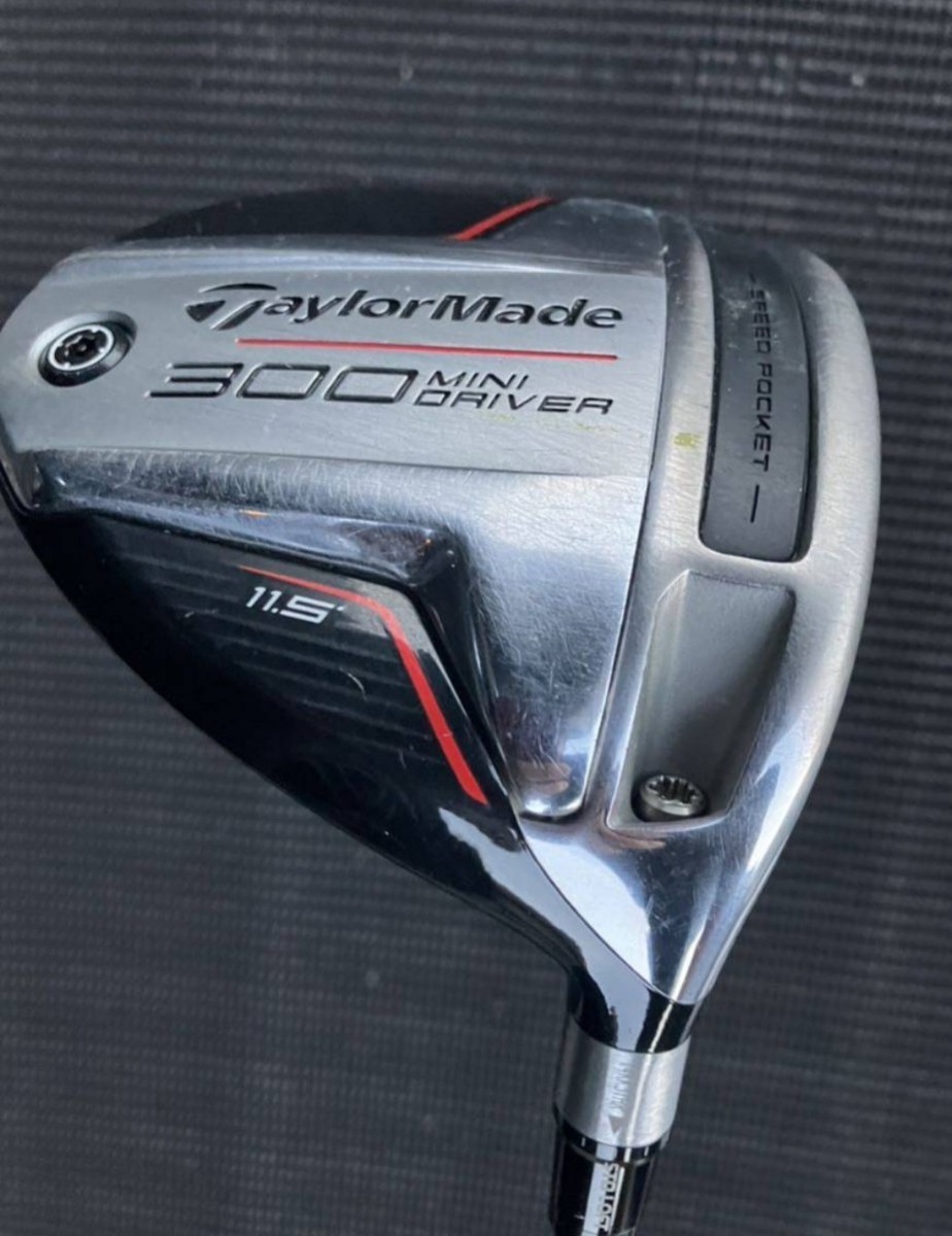 送料0円】 taylormade 300ミニドライバー 三菱カイリホワイト60！11.5