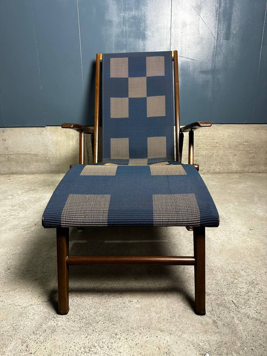 希少『maruni』マルニ オールドマルニ デッキチェア 折りたたみチェア チェア 椅子 イス ヴィンテージ ビンテージ_画像2