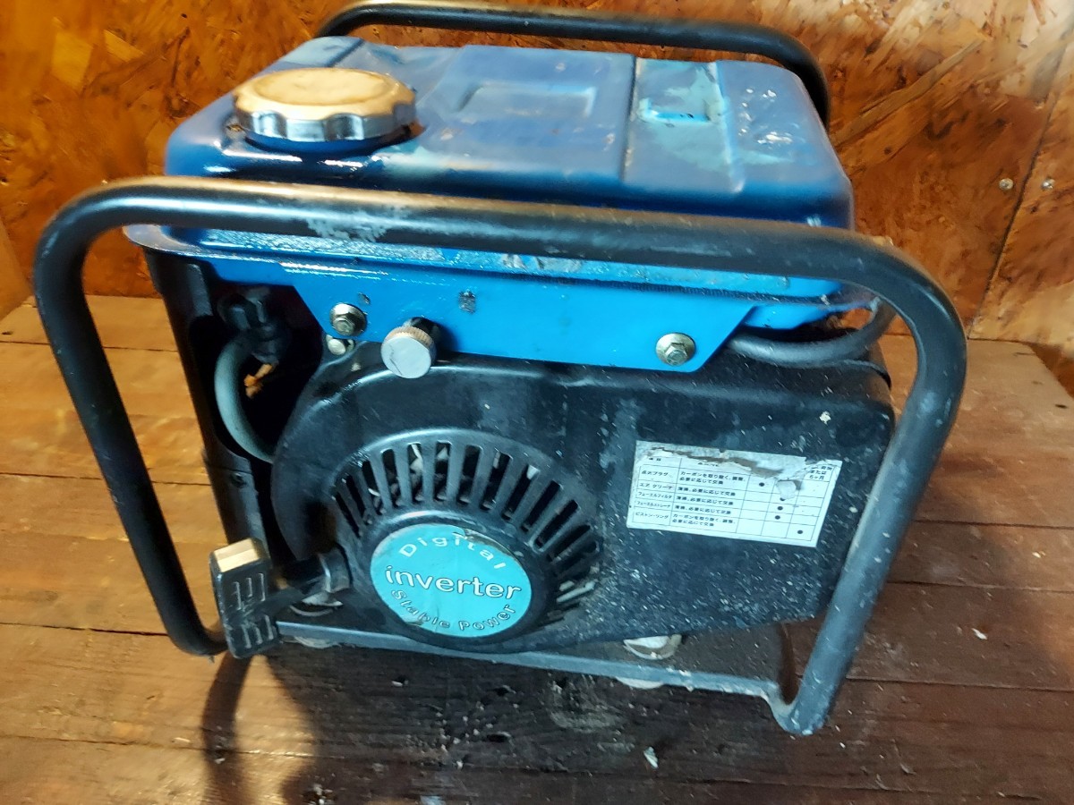  Ad field home use generator home use generator 100V mixing 2 -stroke mobile generator immediately war power 
