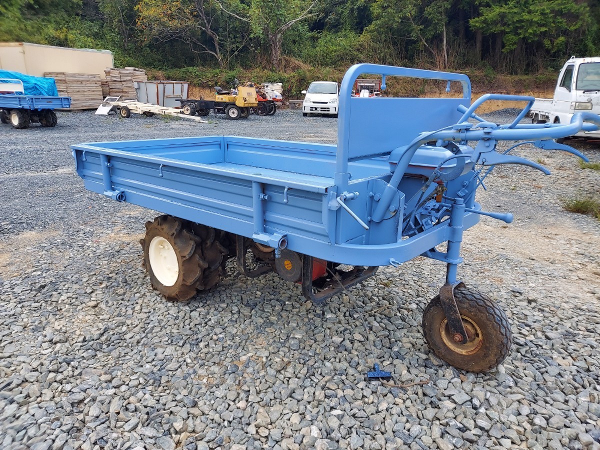  leather sima three wheel transportation car ( walk type ) SC380 500. loading transportation car real movement trailer agricultural machinery and equipment agricultural machinery secondhand goods 