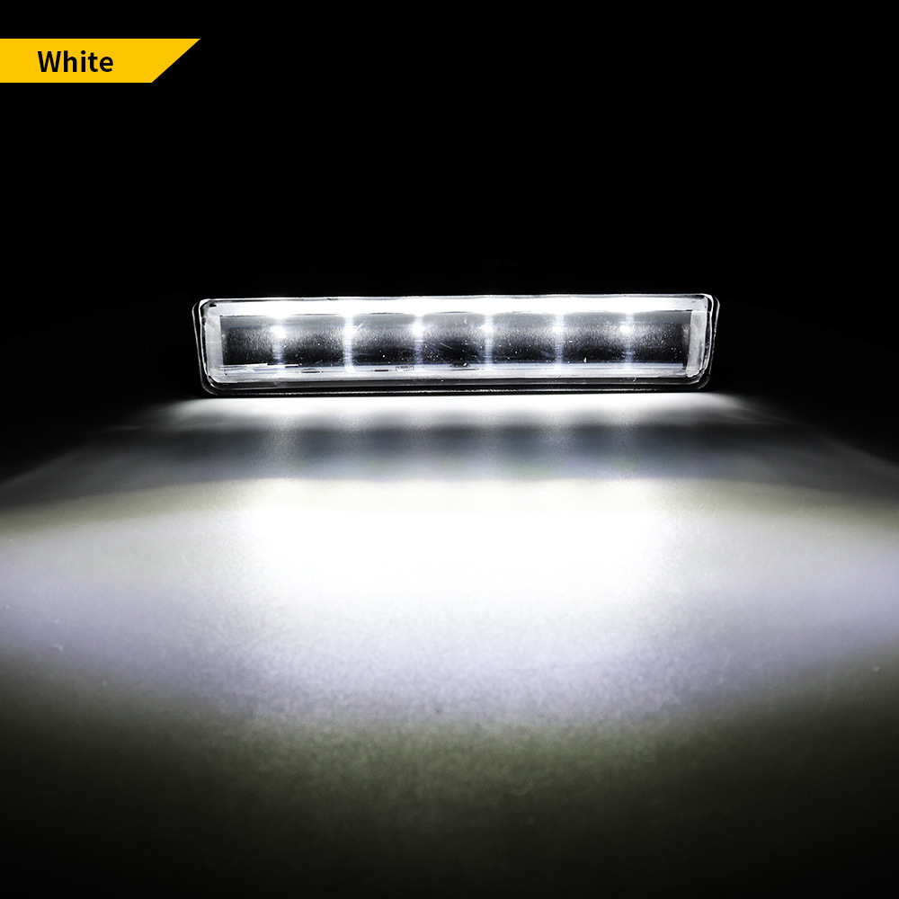 6インチ小型LED ワークライト 12V汎用車外灯 LED作業灯ホワイト 補助ライト フォグランプ フォークリフト トラック トラクター 夜釣り 船舶_画像6