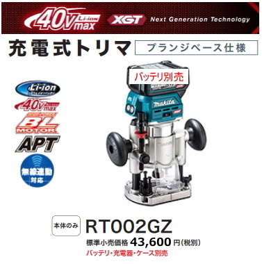  Makita заряжающийся trimmer RT002GZ корпус только фланец основа модель 40V новый товар 