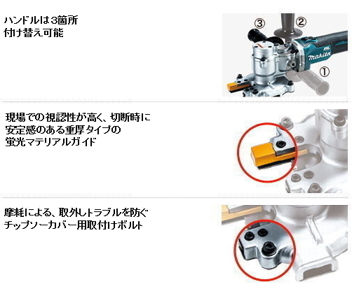 マキタ 充電式 チップソーカッタ SC251DRG 18V 6.0Ah 新品_画像4