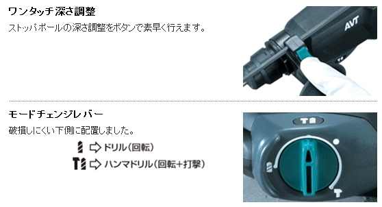 マキタ 26mm ハンマドリル HR2601F 新品_画像4