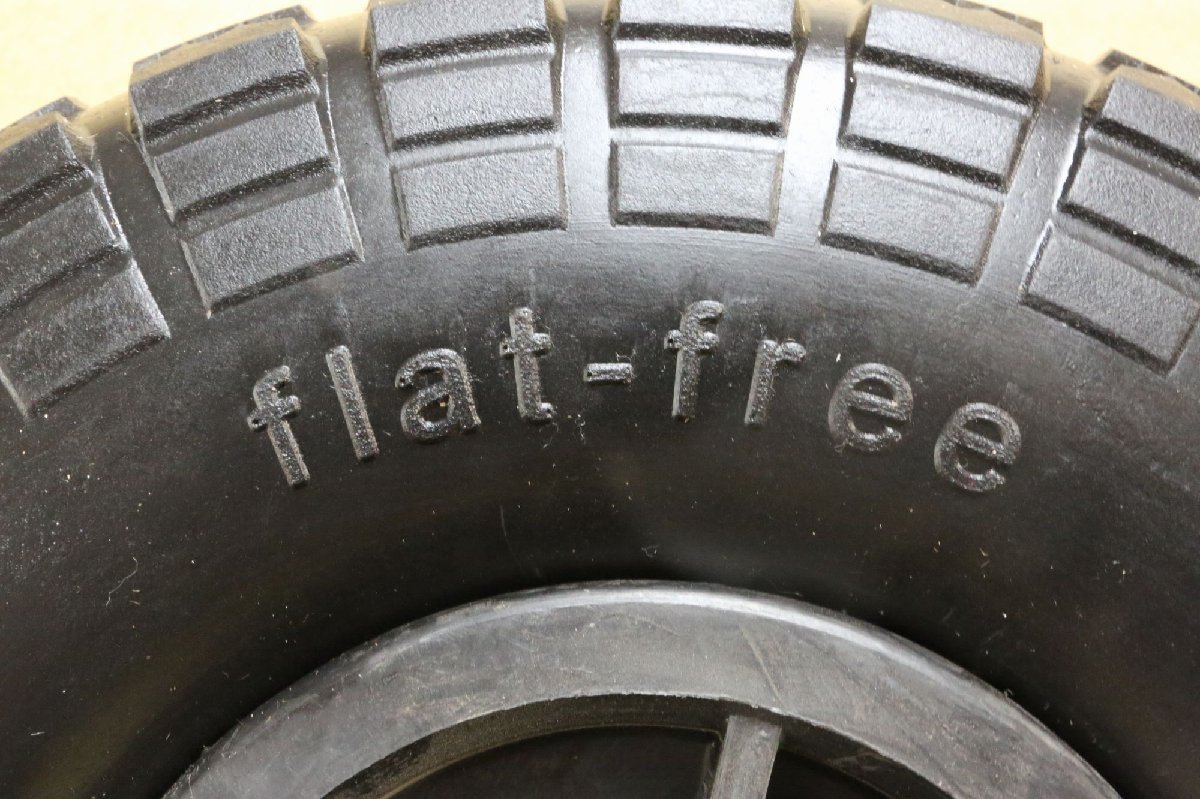 flat-free　トランサム　ボートドーリー用　4インチ　タイヤ＆ホイール　パンクレス　4.10/3.50-4　1本　スペア　シャフト径　17ｍｍ_画像7