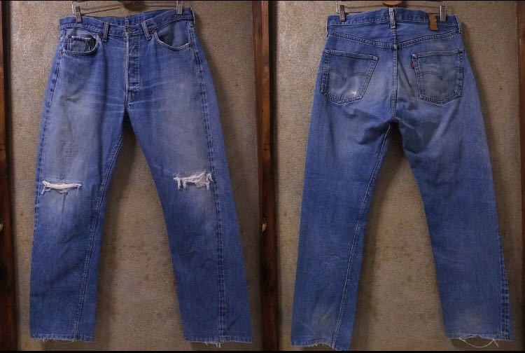 新品本物 70s LEVIS リーバイス 501 66前期 デニムパンツ W34