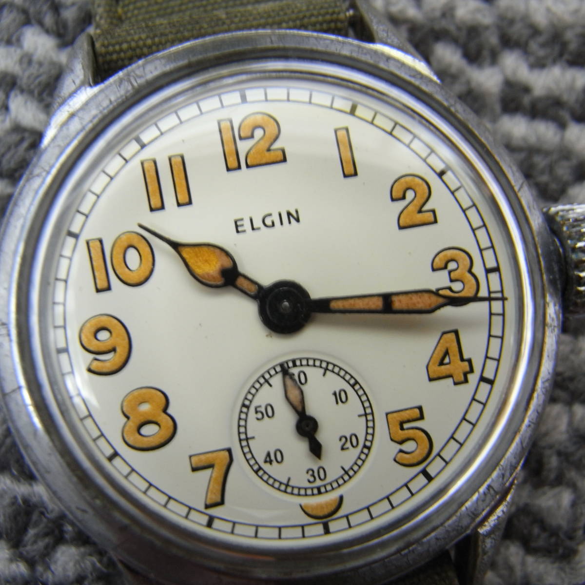 激安商品 稼働品 エルジン  アメリカ軍用時計 米陸軍 ミリタリー