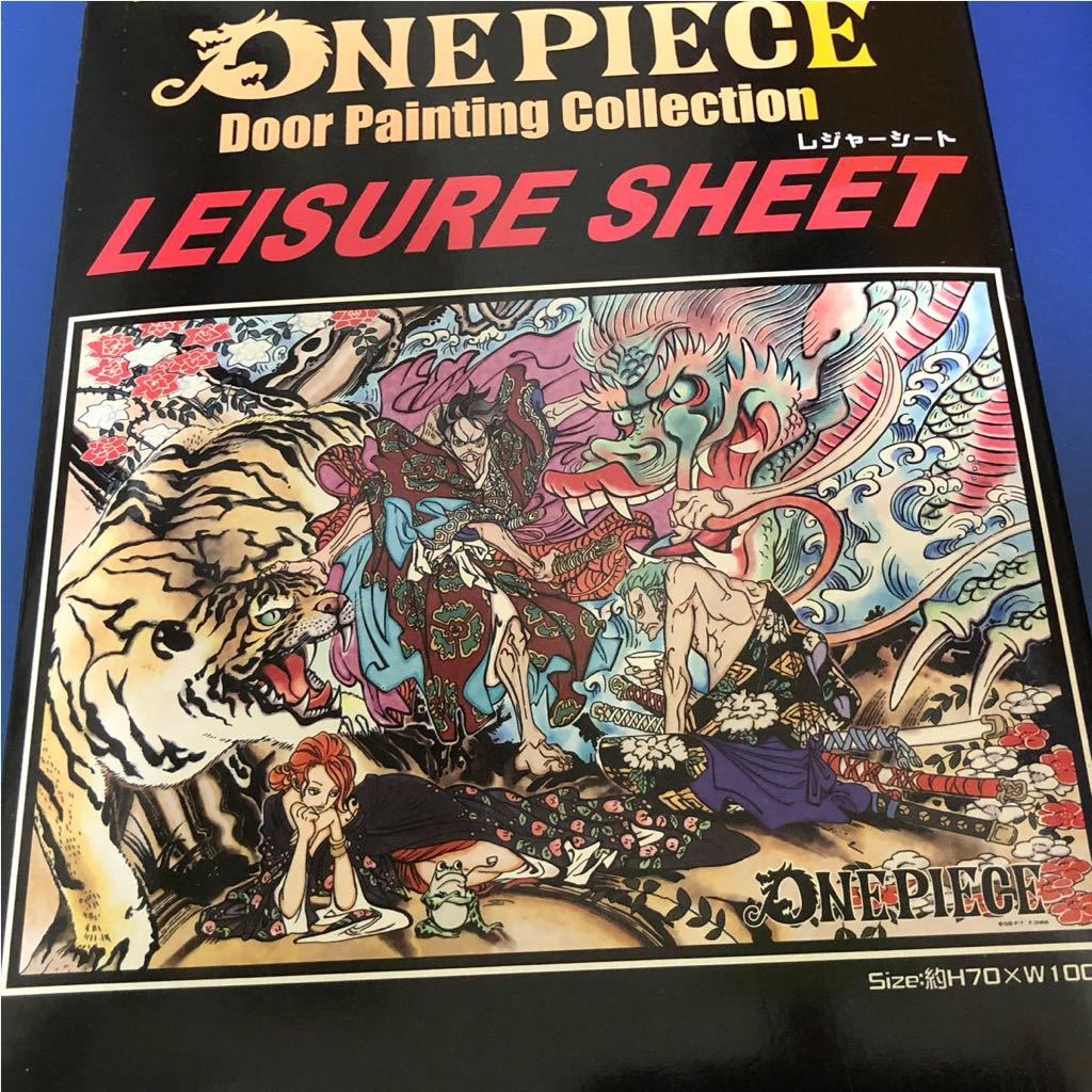 Paypayフリマ One Piece Door Painting Collection ワンピース 扉絵レジャーシート 歌舞伎柄 七武海柄 二種セット まとめ売り 未使用 非売品