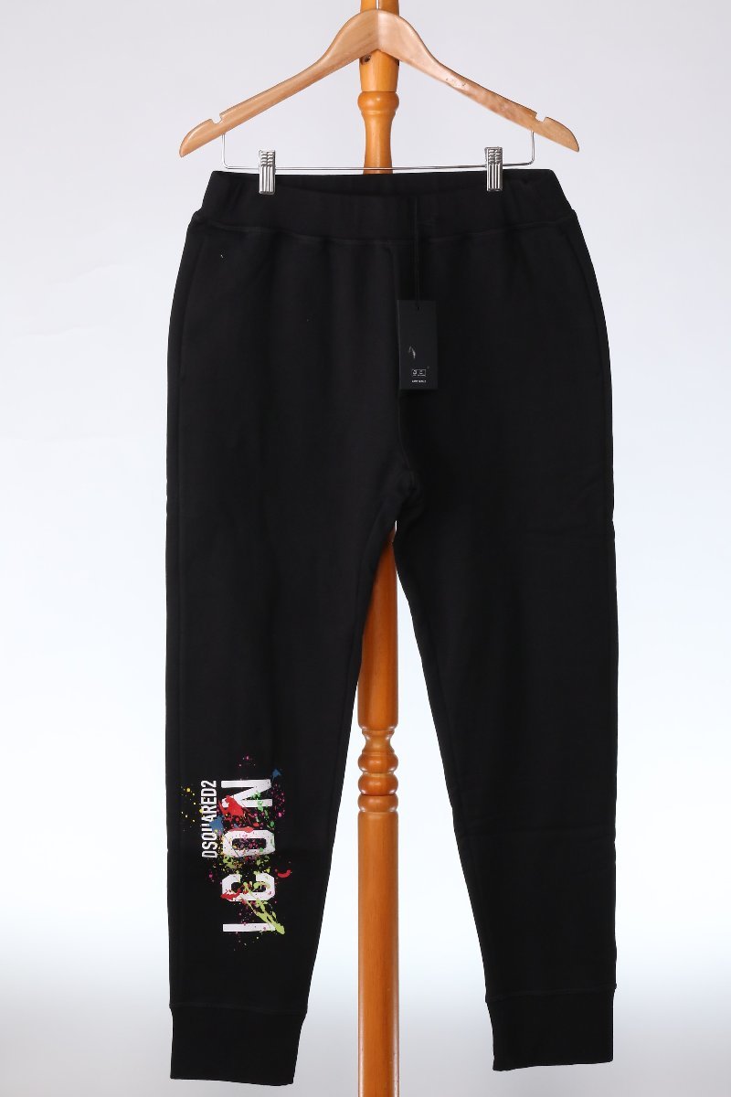 最安値】 ◇【DSQUARED ディースクエアード】スウェット L ブラック