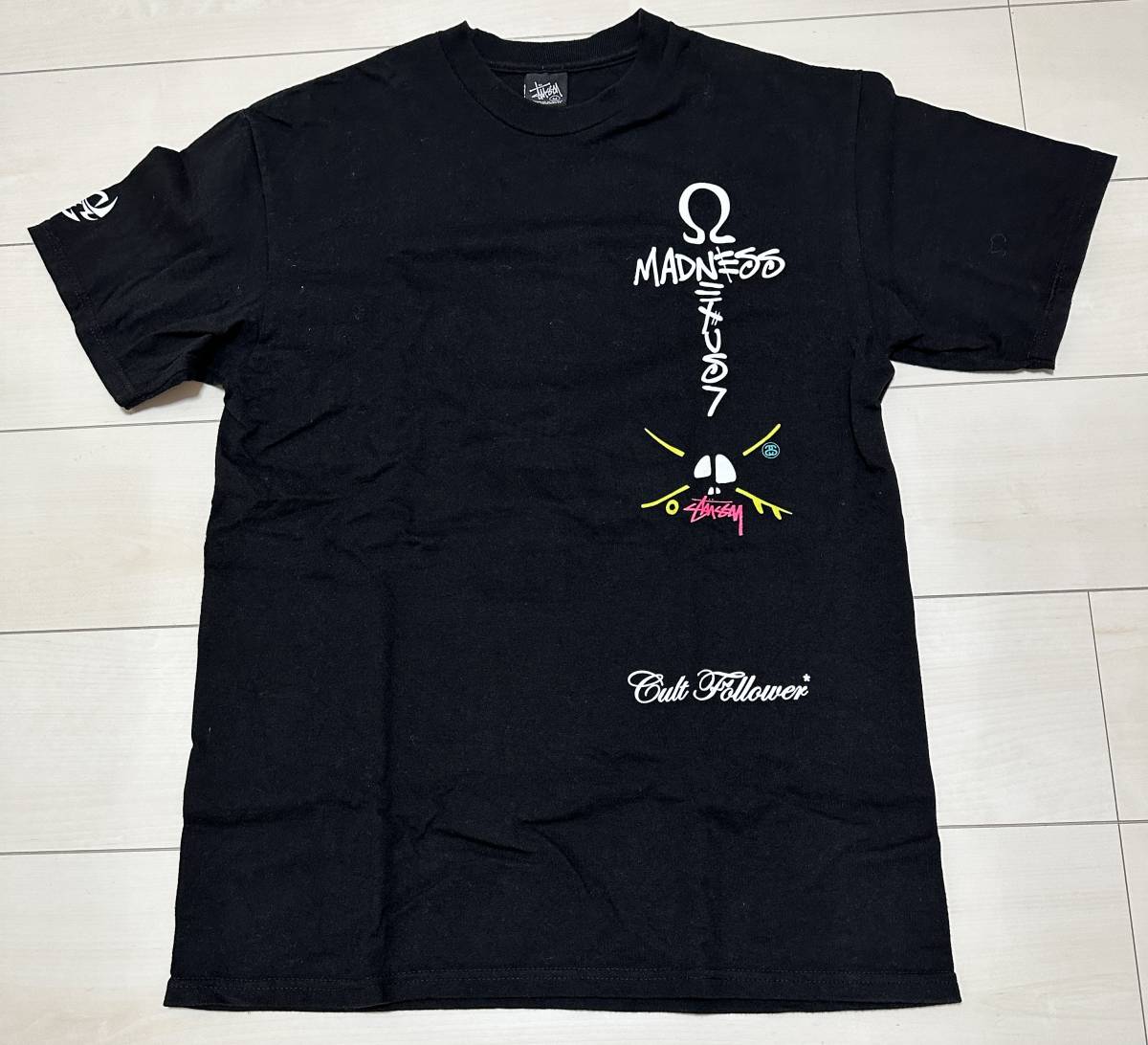 STUSSY × NEXUS7 コラボ DAY OF SKULL Tee 黒×黄 Mサイズ STUSSY × NEXUS7 コラボ DAY OF SKULL Tee 黒×黄 Mサイズ
