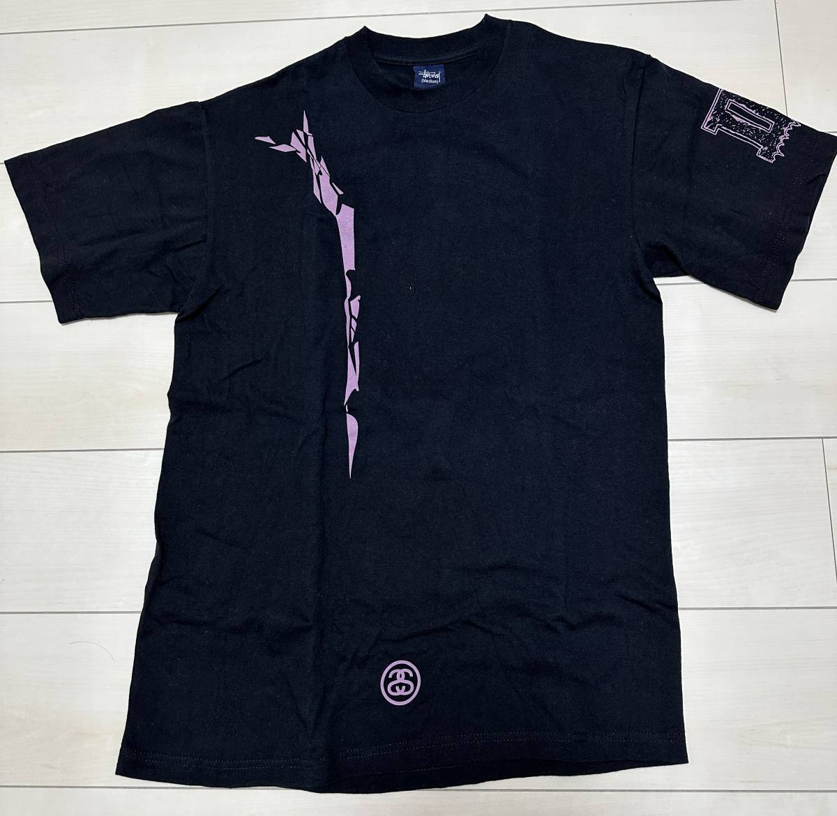 STUSSY × NEXUS7 コラボ Multiple Technix Tee 黒×緑 Mサイズ STUSSY × NEXUS7 コラボ Multiple Technix Tee 黒×緑 Mサイズ