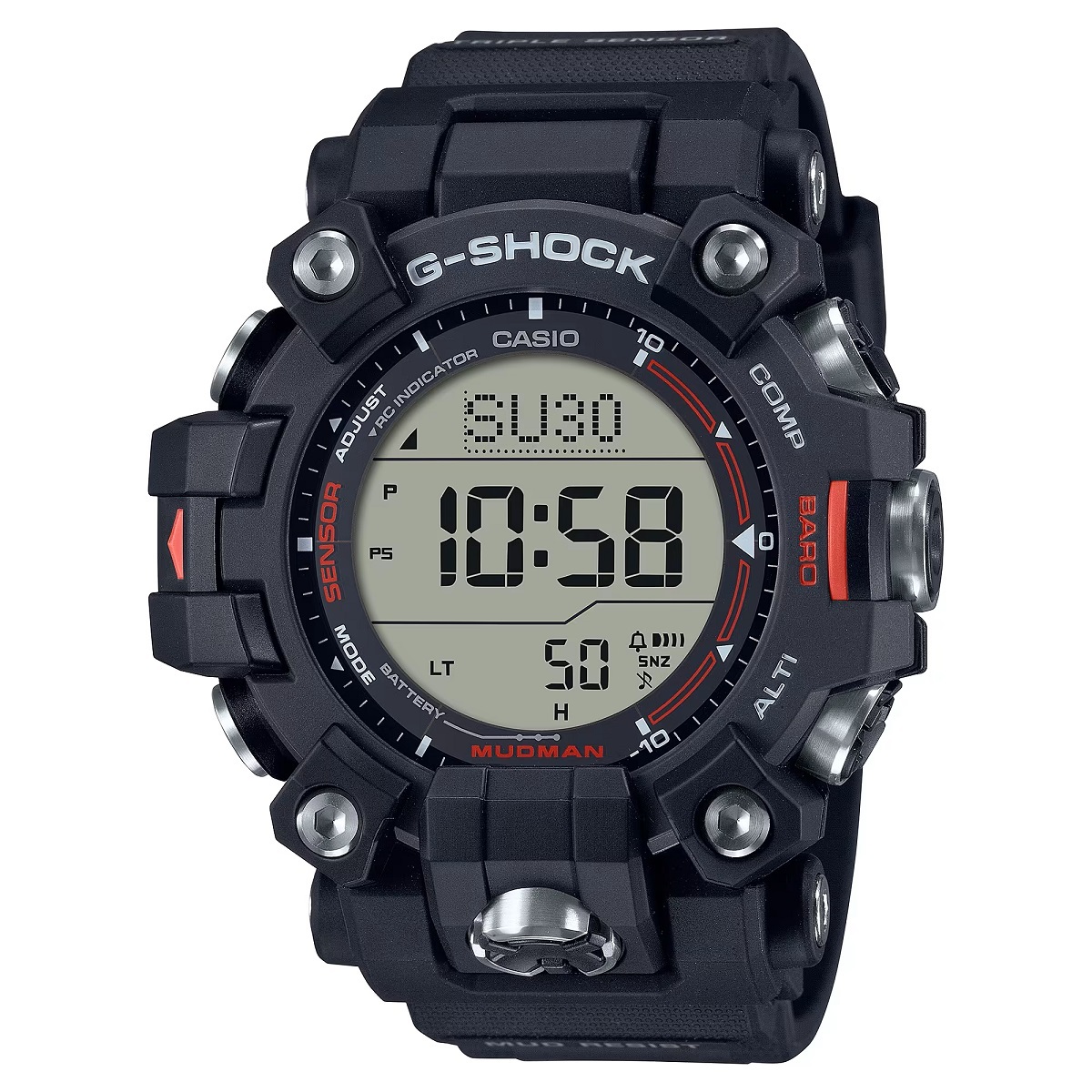 国内正規品 CASIO G-SHOCK Gショック MUDMAN マッドマン タフソーラー 世界6局電波受信 防塵・防泥 GW-9500-1JF 腕時計 メンズ ★新品_画像2