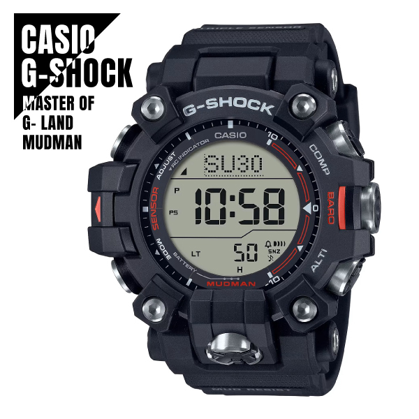 国内正規品 CASIO G-SHOCK Gショック MUDMAN マッドマン タフソーラー 世界6局電波受信 防塵・防泥 GW-9500-1JF 腕時計 メンズ ★新品_画像1