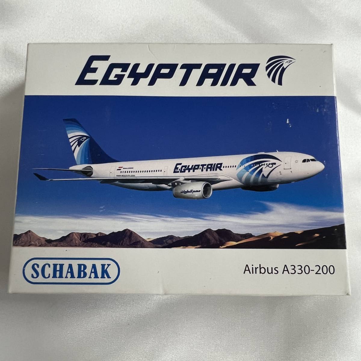 航空機模型】 SCHABAK シャバク ドイツ製 1/600 EGYPAIR エジプト航空