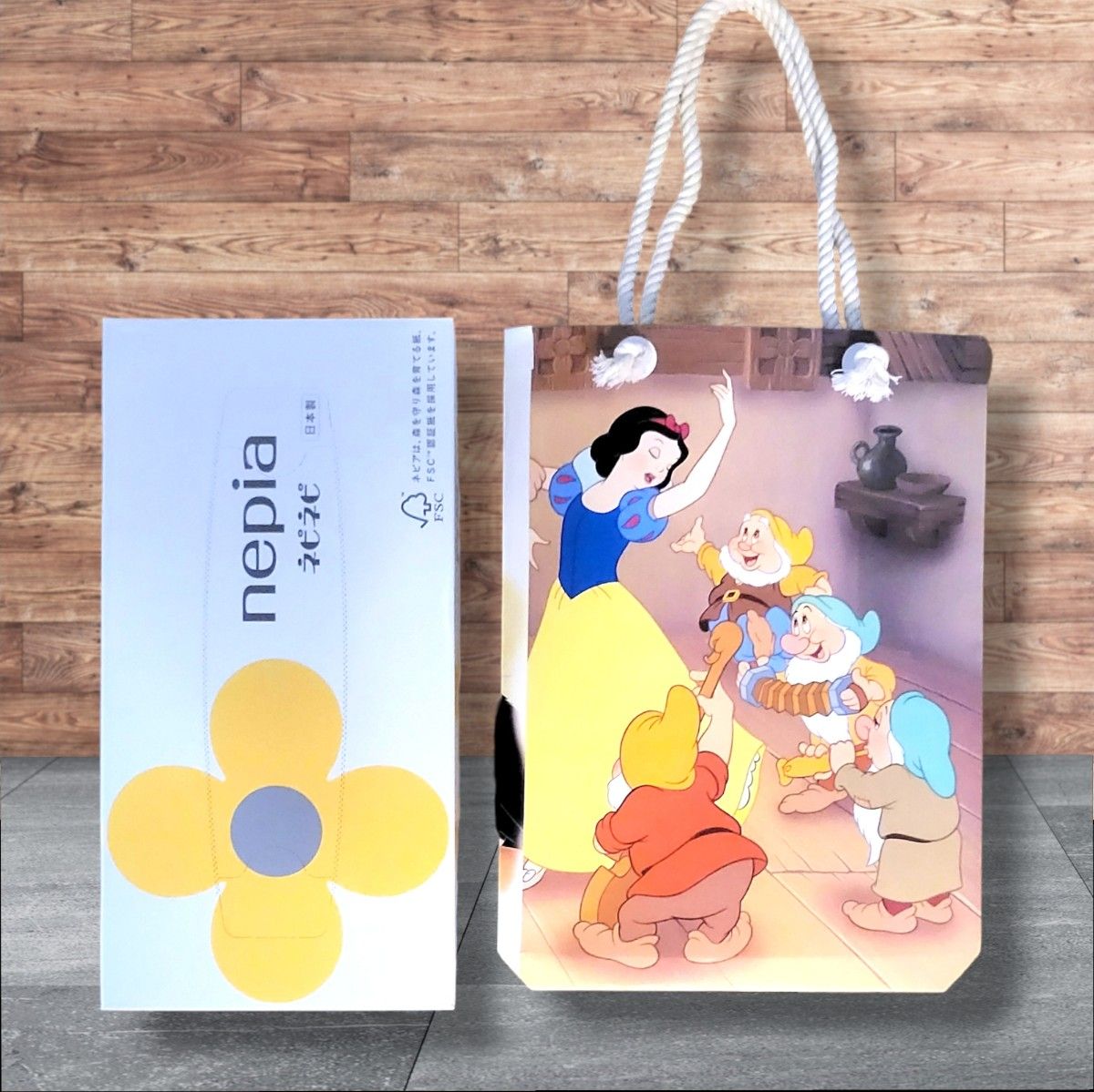 Disney 白雪姫　ハンドメイド紙袋6点セット