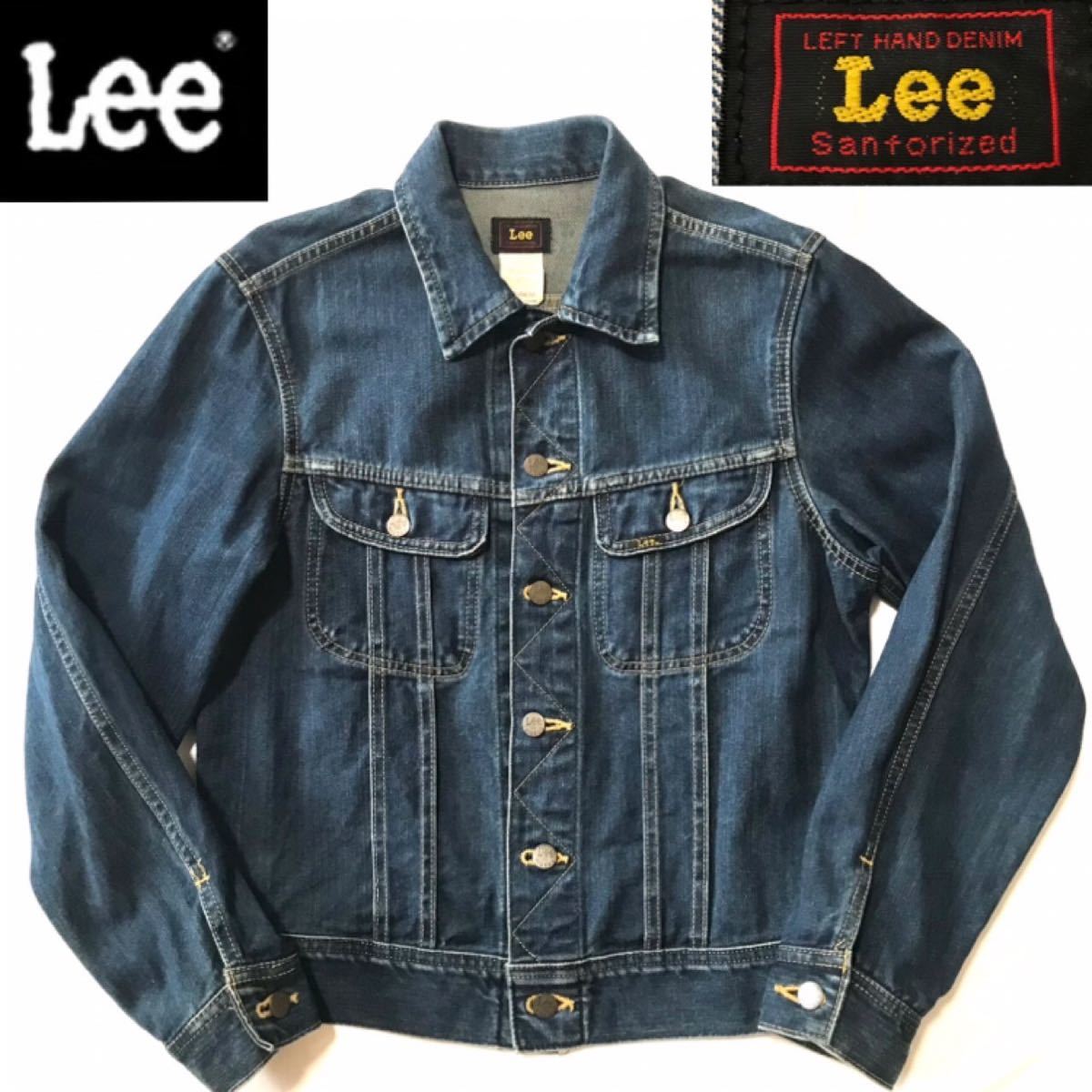 90s 漢の1着 濃紺 Lee リー 101J M Gジャン 0411 ビンテージ 38 メンズ M トラッカージャケット デニムジャケット赤タグ 日本製