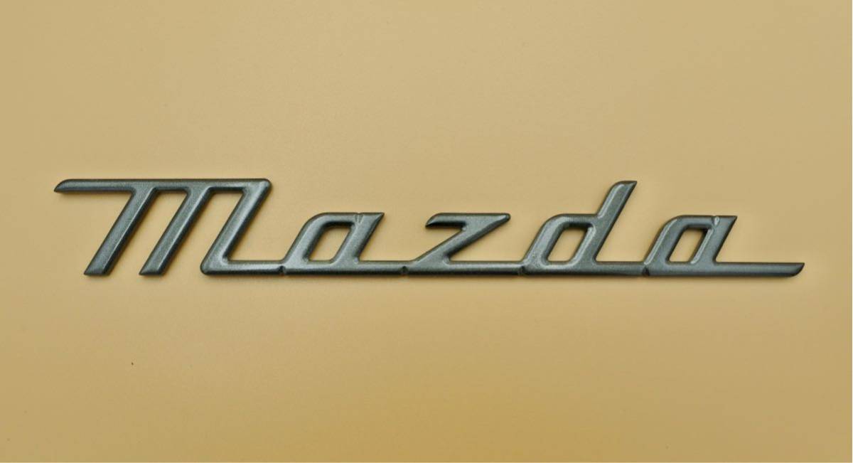  сосна рисовое поле Mazda mazda кисть регистрация body оригинал ручная работа табличка с именем ( автограф эмблема ) серый металлик 