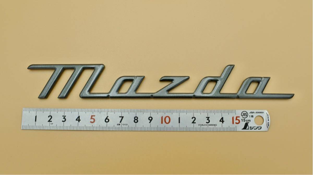  сосна рисовое поле Mazda mazda кисть регистрация body оригинал ручная работа табличка с именем ( автограф эмблема ) серый металлик 