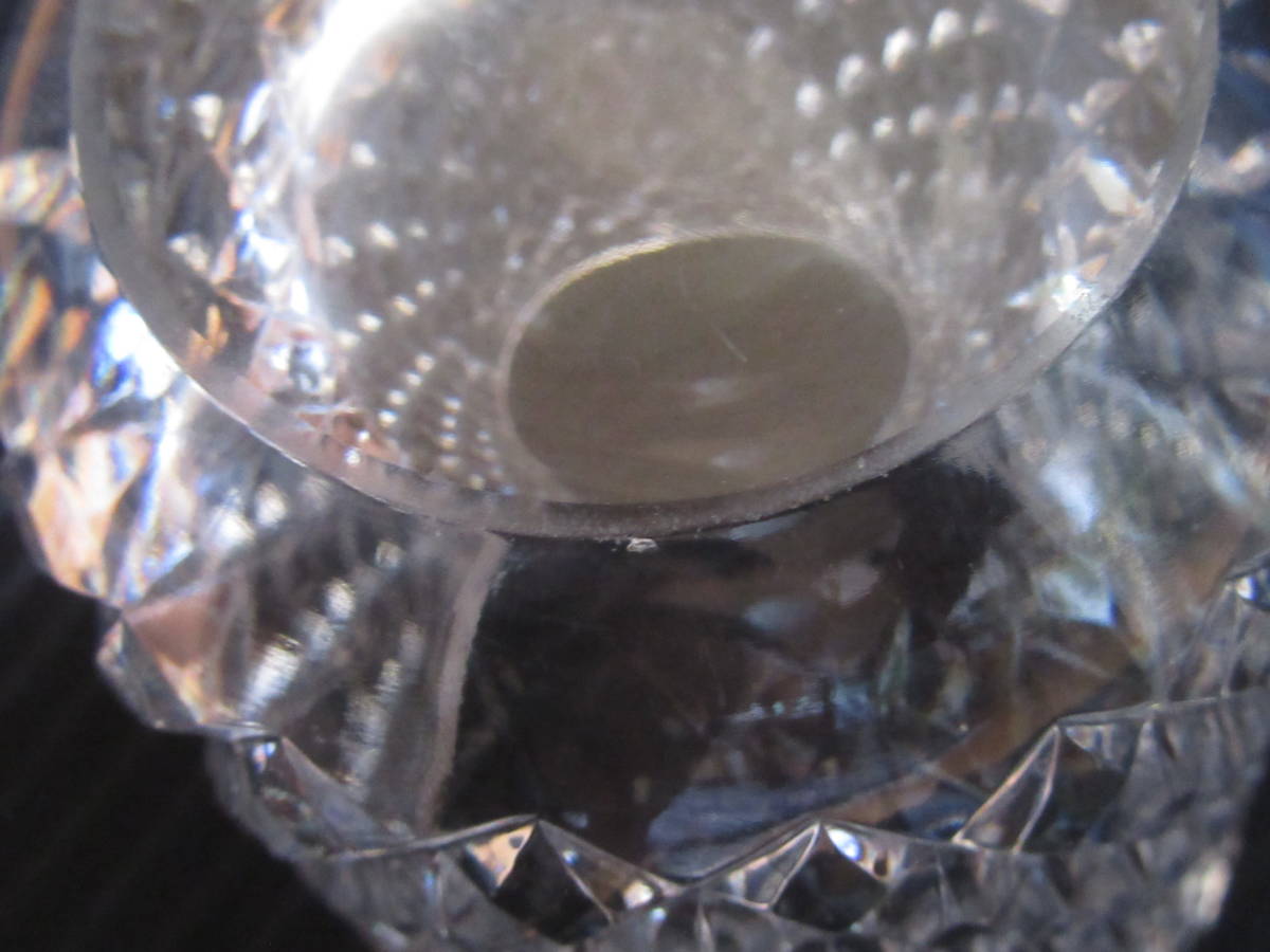 【即決価格】クリスタルガラス　花瓶/フラワーベース　花器　インテリア　高さ20cm_画像6