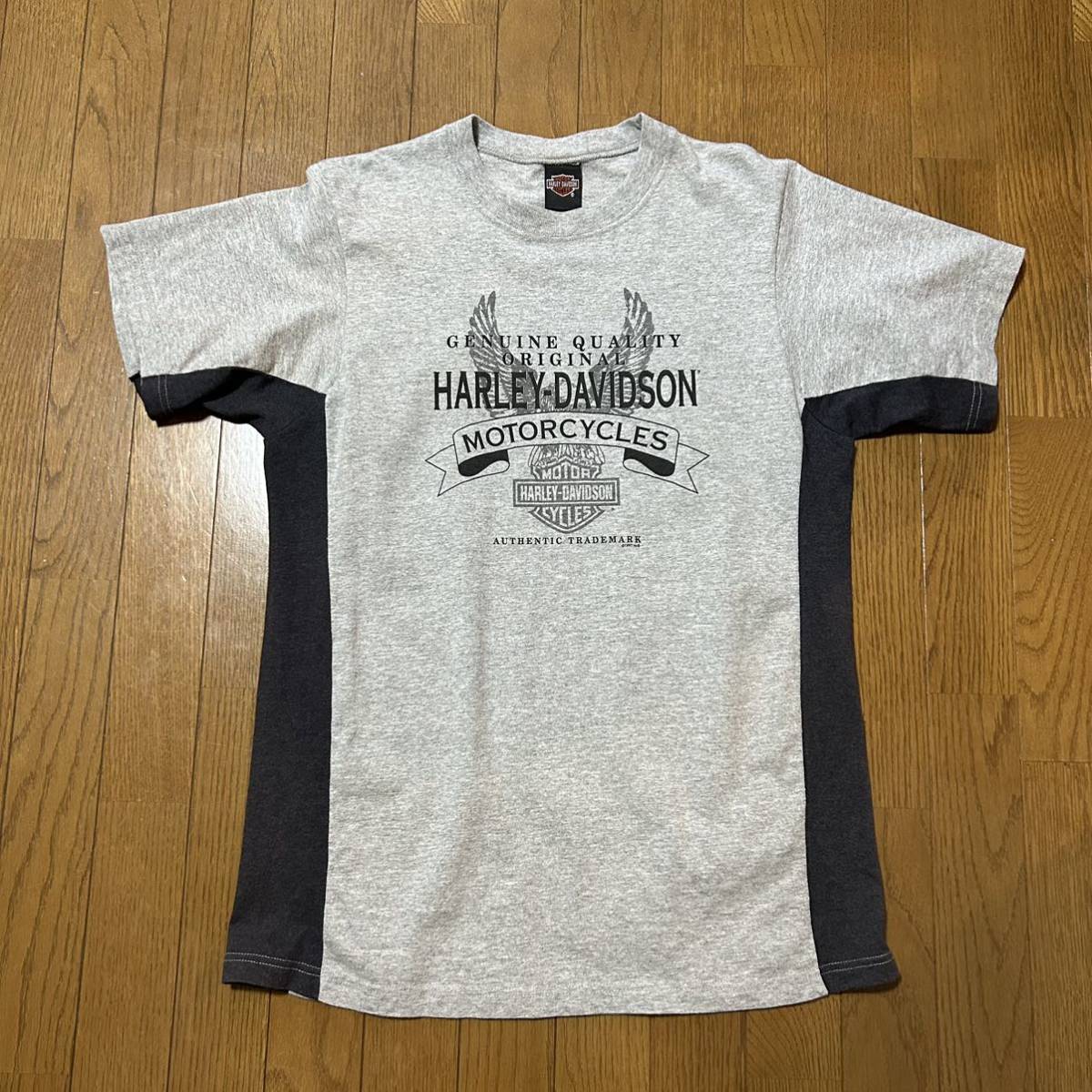 USA製Mサイズ ハーレーダビッドソン 古着半袖Tシャツ グレー USA製Mサイズ ハーレーダビッドソン 古着半袖Tシャツ グレー