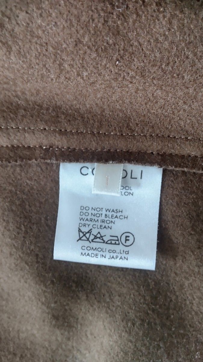 COMOLI コモリ 16AW J03-01009 フェルトンジップ ウール COMOLI コモリ 16AW J03-01009 フェルトンジップ ウール