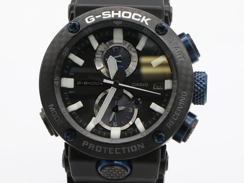 【 カシオ Ｇショック CASIO G-SHOCK 】 腕時計 ＧＷＲ-Ｂ1000 ソーラー電波クォーツ カーボン デイト メンズ 保・箱 新着 08523-0