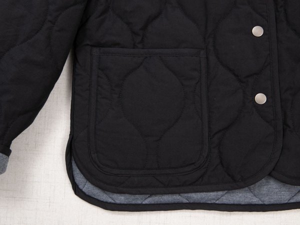 c上着230902 アウター 羽織物 ブラック Lサイズ 綿100％ 綿入り ゆったりとした ジャケット 暖かい_画像9