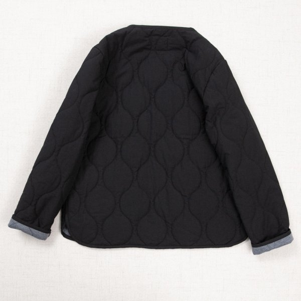 c上着230902 アウター 羽織物 ブラック Lサイズ 綿100％ 綿入り ゆったりとした ジャケット 暖かい_画像8