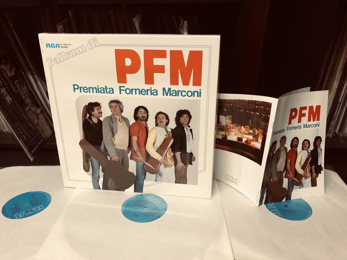 イタリアンPROG LP 〓 Premiata Forneria Marconi - L’ album di 〓 未使用*Boxed 3LP*本付き完品_画像1