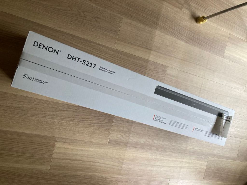 愛用 DHT-S217 Denon デノン 新品未開封 ブラック サウンドバー DENON