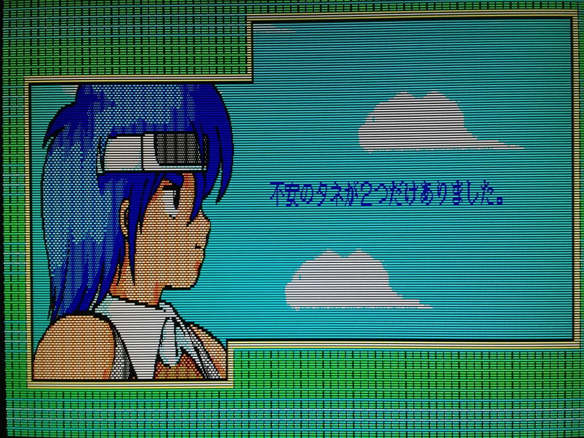 テクノポリス　おんなのこけ～さつたい　PC-8801版（5インチFD4枚　パッケージ 封印シール カタログ ハガキ 説明書。起動確認済）送料込み_画像8