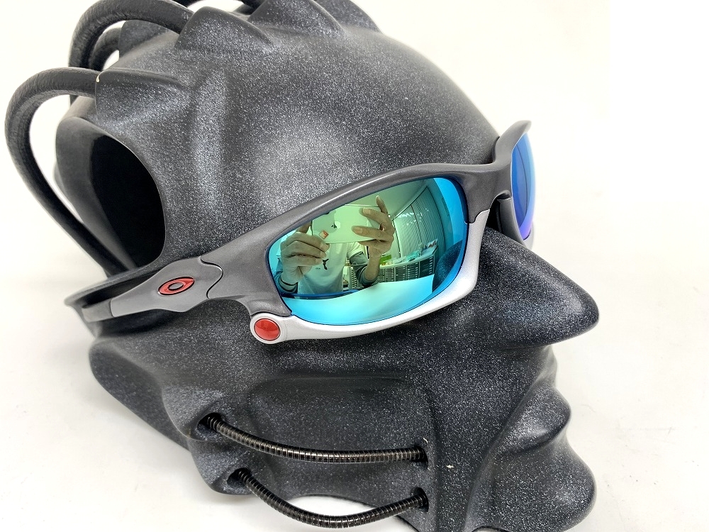 LINEGEAR　オークリー　 スプリットジャケット用　偏光レンズ　ターコイズブルー　Oakley　Split Jacket_画像7