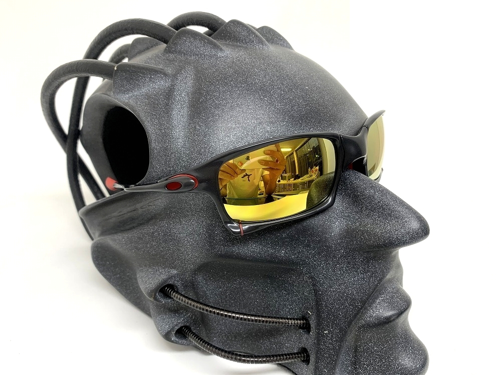 LINEGEAR　オークリー　X-Squared用　偏光レンズ　UV420　24Kゴールド　Oakley　X-Metal_画像8