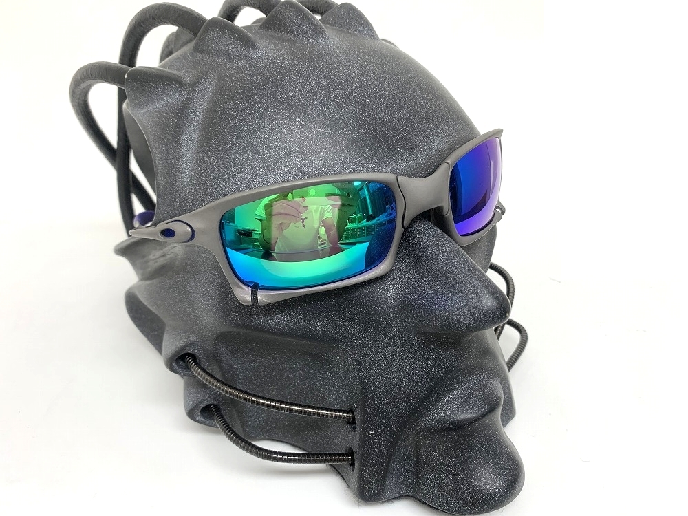 LINEGEAR　オークリー　X-Squared用交換レンズ　ポリカレンズ　グリーンジェイド　Oakley　X-Metal_画像8