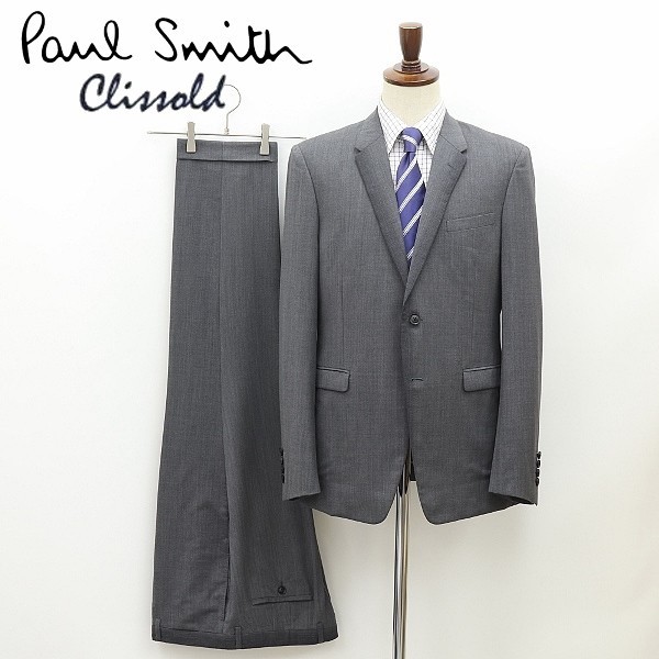 *Paul Smith British Collection Paul Smith желтохвост салфетка коллекция × Британия klisorudo фирма градация 2 костюм на пуговицах серый L2