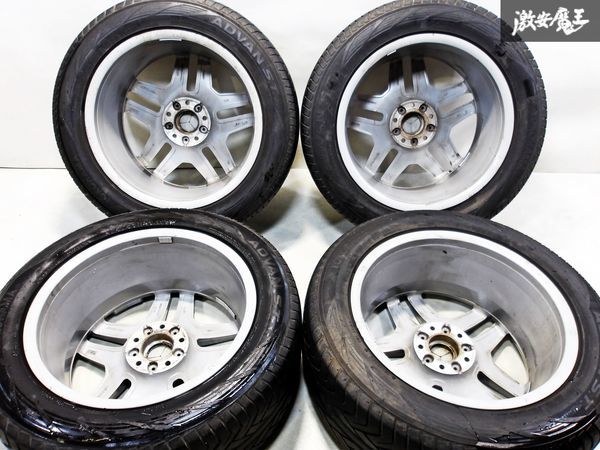 キレイ！●メルセデスベンツ 純正 Gクラス W463 ゲレンデ G63 AMG ホイール 20インチ 9.5J +50 5H PCD130 275/50R20 タイヤ付 4本 棚5B_画像7