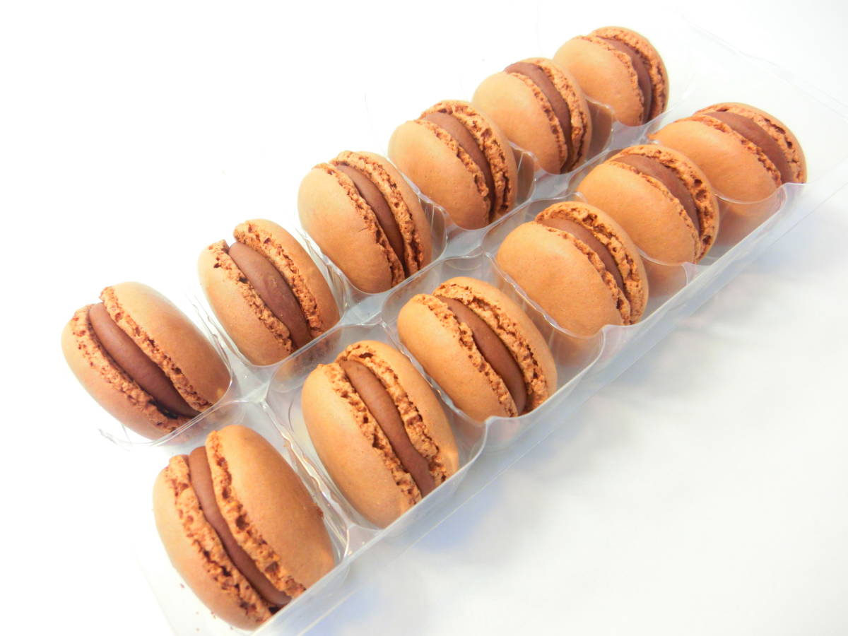 マカロン・チョコレート 冷凍 12個入りです ベルギー産の高級チョコレートを使用している高品質な商品です♪の画像8