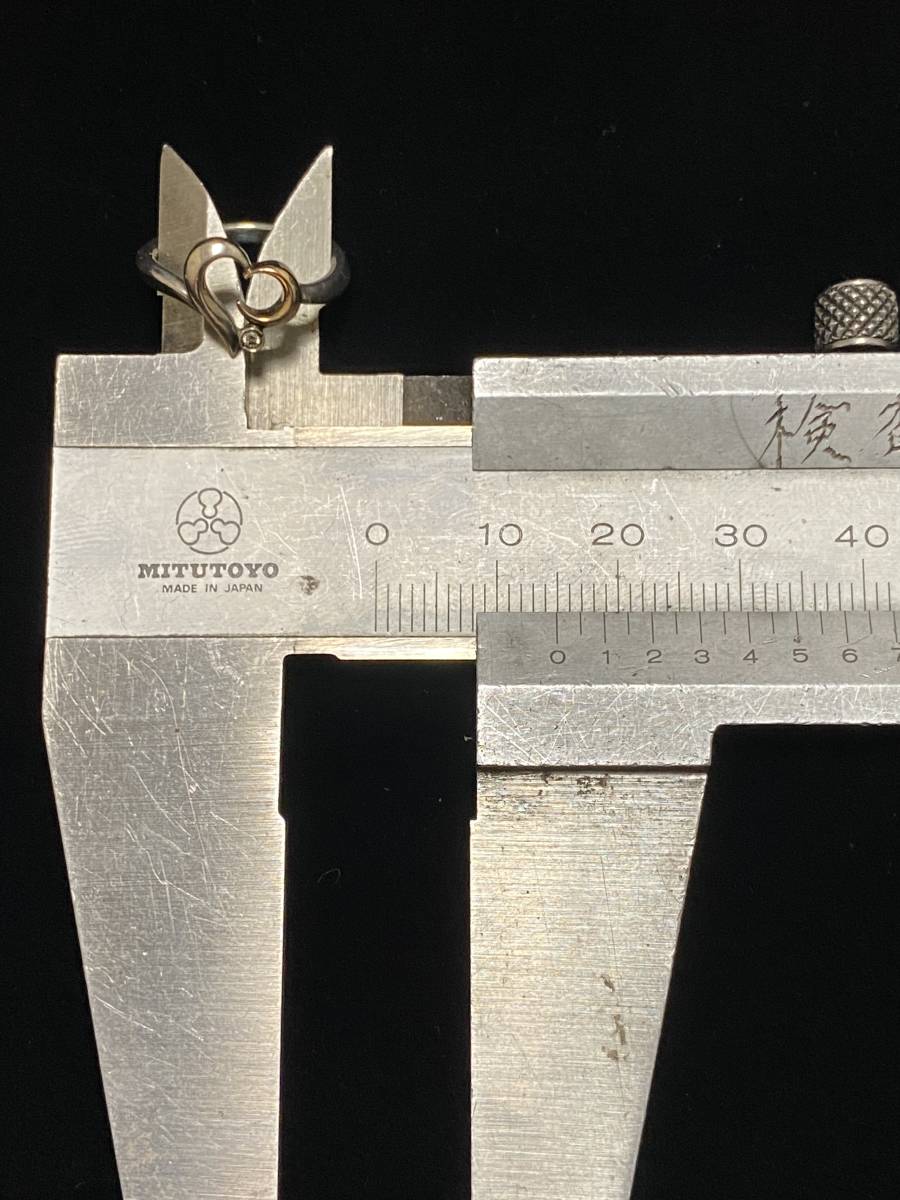 ◆貴金属◆STAR JEWELRY スタージュエリー 925 K10 刻印入 シルバー ゴールド コンビ ダイヤ 0.01ct オープンハート 指輪 リング◆検)銀 金