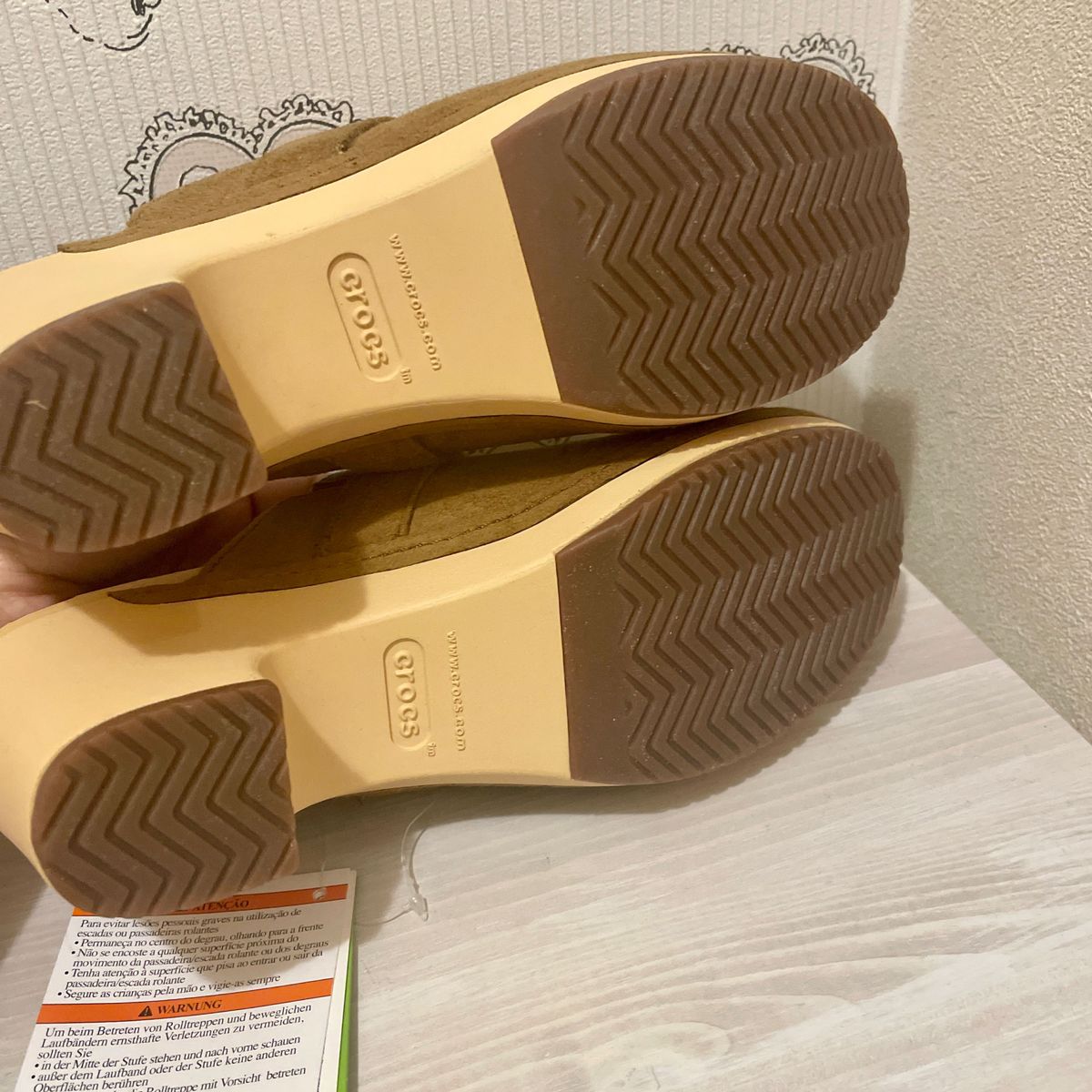Crocs Sarah クロックス サラ ヒール ヘーゼルナッツ サボ Crocs Sarah クロックス サラ ヒール ヘーゼルナッツ サボ