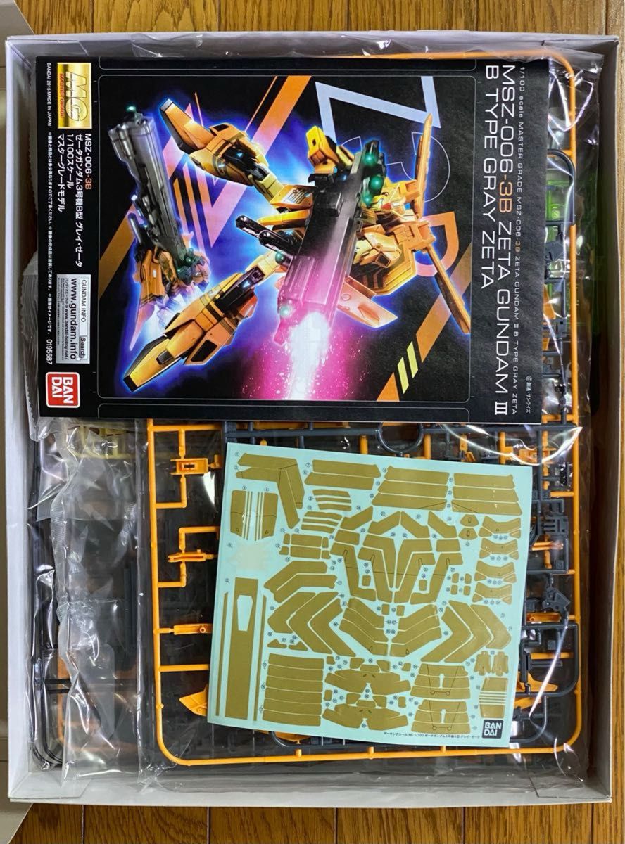 MG MSZ-006-3B ゼータガンダム3号機B型 グレイ・ゼータ デカール MG MSZ-006-3B ゼータガンダム3号機B型 グレイ・ゼータ デカール