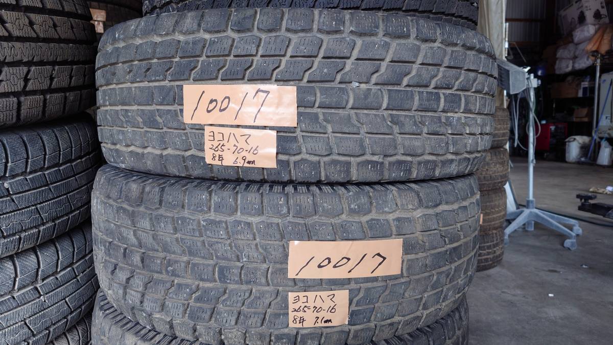 No.10017 265/70R16 スタッドレス４本セット価格！ヨコハマ_画像2