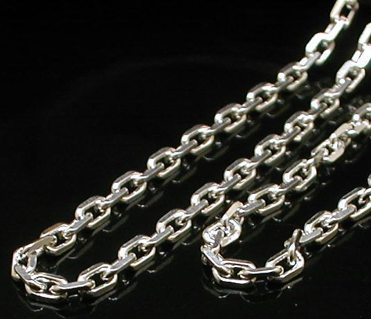 【あす楽対応】 3.2mm 45cm あずきチェーン シルバー925 メンズ ネックレス 4面 CL445 小豆 あずきネックレス のみ チェーン メンズ シルバーネックレス シルバー