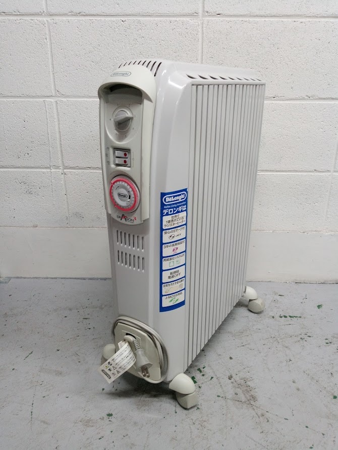 0te long gi oil heater Dragon3 D091549EF operation verification goods /Delonghi / Dragon 3 / oil heater / home heater /②